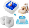 MyfatBOSS 12 paquetes de filtro de fuente para mascotas, filtro de espuma de repuesto compatible con Drinkwell acero inoxidable 360 - BESTMASCOTA.COM