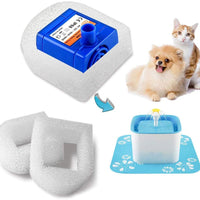 MyfatBOSS 12 paquetes de filtro de fuente para mascotas, filtro de espuma de repuesto compatible con Drinkwell acero inoxidable 360 - BESTMASCOTA.COM