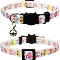 Lamphyface 3 Pack Easter Cat Collar with Bell Breakaway Adjustable - BESTMASCOTA.COM