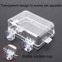 Tfwadmx - 2 comederos Gecko para gecko y gusanos de reptiles, fuente de agua, plato translúcido, antiescape, para gecko serpientes, camaleón, Iguana, lagarto - BESTMASCOTA.COM