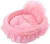 Cute Princess mascota cama Bow-Tie Lace Cat Dog Bed - BESTMASCOTA.COM