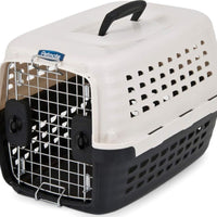 Petmate - Caseta de plástico para mascotas con puerta cromada - BESTMASCOTA.COM