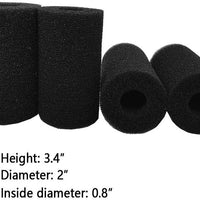 HuYaYa - Esponja de prefiltro, 4 unidades, para acuario, pre filtro, rollos de espuma, accesorios de filtro compatibles para tanque de peces - BESTMASCOTA.COM