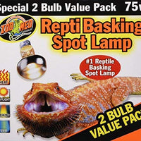 Zoo Med Repti Basking Spot Lamp Value Pack, 75 Watts - BESTMASCOTA.COM