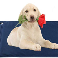 Almohadilla de calefacción eléctrica para mascotas de RIOGOO, para perros y gatos, esterilla de calentamiento interior con apagado automático - BESTMASCOTA.COM