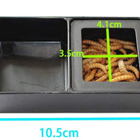 omem gusano plato Mini reptil comida y tazón de agua 2 en 1 - BESTMASCOTA.COM