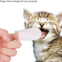 GARYOB Toallitas dentales para mascotas, limpieza oral, toallitas para dientes para perros y gatos, optimiza la salud oral, refresca el aliento, 50 toallitas - BESTMASCOTA.COM