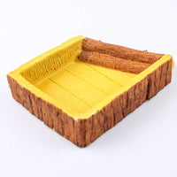 Aqua KT Rampa de reptiles para comida de roca con base resistente para alimentación de anfibios - BESTMASCOTA.COM