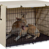 Explore Land - Funda para jaula de perro de poliéster duradero, ajuste universal para jaula de perro de 30 a 42 pulgadas - BESTMASCOTA.COM