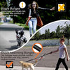 Wishnice - Correa elástica fuerte para perro de 5.9 ft con reflectante mejorado para perros medianos y grandes, 4 en 1, correa multifunción que absorbe los golpes con cinturón de asiento de coche, 2 asas acolchadas para entrenamiento de caminar control ad - BESTMASCOTA.COM