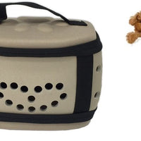 Portable Mini Poodle Puppy Carrier hámster Jaula – Cute Travel Carrier hard-sided Jaula para Animal Pequeño Cachorro Kitty erizo - BESTMASCOTA.COM