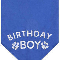 BINGPET - Bandana de cumpleaños para perro, bufanda y gorro de cumpleaños reutilizable para perro, con 0-8 figuras - BESTMASCOTA.COM