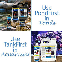 TankFirst Acondicionador de agua completo para acuario, acondicionador de agua para peces, elimina instantáneamente el cloro, cloraminas, amoniaco y nitritos de los tanques de pescado - BESTMASCOTA.COM