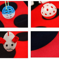 Centro de actividad para gatos Petty Love House con bolas de juguete, ratones colgantes y mucho más, para que ayudes a los gatos a hacer ejercicio y mantenerse activos, el mejor de los juguetes para gatos en Amazon - BESTMASCOTA.COM