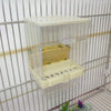 Old Tjikko - Comedero automático para loros, sin ensuciar, para pájaros, jaula, accesorios para Budgerigar, Canario, Cockatiel, Finch, Parakeet, Seed Food Container - BESTMASCOTA.COM