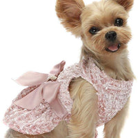 Fitwarm - Vestidos de perro bordados para mascotas, vestido de baile de graduación, color rosa - BESTMASCOTA.COM