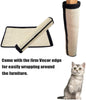 Alfombrilla rascadora para gatos de repuesto para árbol de gato natural con velcro para envolver muebles, sofá, silla, escritorio, patas (2 unidades) - BESTMASCOTA.COM