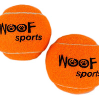 Woof Sports Pet pelotas de tenis – 12 Bolas de ecofriendly y malla bolsa. Sólo el Derecho Cantidad de rebote, easy-to-see Naranja y ideal para pelota lanzadores - BESTMASCOTA.COM