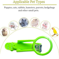 frjjthchy mascota hámster erizo Nail Clipper Trimmer Animal pequeño cortauñas con lupa - BESTMASCOTA.COM