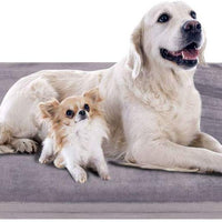 JoicyCo - Colchón ortopédico para cama de perro, lavable, antideslizante, con funda extraíble - BESTMASCOTA.COM
