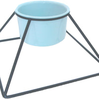 yml 5-Inch Hierro forjado con soporte Single plástico Feeder cuencos, 20-ounce - BESTMASCOTA.COM