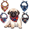 Lee-buty - Juego de 15 bandanas para perro, pañuelo para perro, baberos lavables para niña, niño, perro, bandanas de algodón a cuadros, bandanas para perros al aire libre, accesorios para perros pequeños, medianos, grandes, gatos y mascotas - BESTMASCOTA.COM
