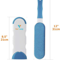 SuReady Pet Hair Remover Brush, Pet Hair Remover with Self-Cleaning Base, Double-Sided Pet Hair Remover Brush, Best Pet Hair Remover Brush for Removing Pet Hair - BESTMASCOTA.COM