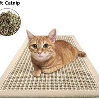 FUKUMARU - Alfombra rascadora para gatos, cuerda de sisal natural, para rascar el suelo - BESTMASCOTA.COM
