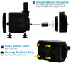 PULACO 400GPH Submersible Water Pump with 5 ft Tubing, 25W Durable Fountain Water Pump for Pond Fountain, Aquariums Fish Tank, Statuary, Hydroponics - BESTMASCOTA.COM