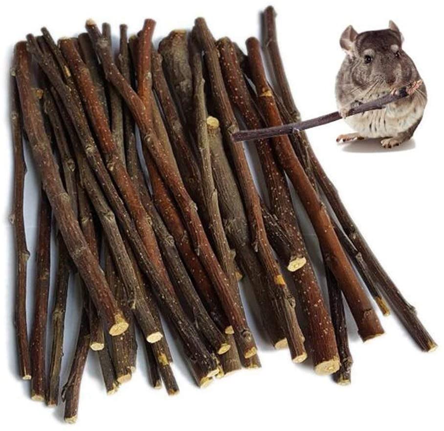 maitaitai 100 G/300 G/500G Natural Apple Palillos mascota aperitivos Masticar Juguetes para conejillos de Indias Chinchilla Ardilla conejos Hamster Cobayas - BESTMASCOTA.COM