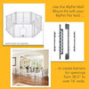MY PET - Kit de montaje para patio, color gris - BESTMASCOTA.COM