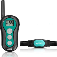 Collar de entrenamiento para perros – 1000 pies recargable collar de choque con mando a distancia, 3 modos de entrenamiento, 0 ~ 99 niveles de pitido y vibración y choque, no daña el cuello de choque impermeable para perros, apto para perros pequeños y me - BESTMASCOTA.COM
