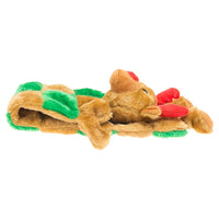 Juguete para masticar expawlorer de alce de Navidad, juguetes de felpa duraderos para dentición y caza - BESTMASCOTA.COM