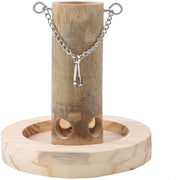 Alimentador de pájaros HEEPDD, tubo de bambú natural para colgar pájaros, contenedor de alimentos para almacenar alimentos a prueba de masticación. - BESTMASCOTA.COM