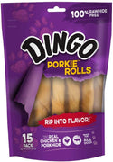 Dingo Porkie Roll (15 Pack), talla única - BESTMASCOTA.COM