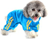 SEIMAI - Mono para perro con capucha para perros pequeños, gatos, cachorros, corona de estrás, suave terciopelo para invierno, con capucha, ropa deportiva y gorro de entrenamiento al aire libre - BESTMASCOTA.COM