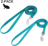 Correa de nailon para gatos de rabbitgoo, fácil de controlar, ligera, duradera, con clip giratorio de 360 grados, correas de entrenamiento para gatos pequeños y medianos, 59 pulgadas, 2 unidades - BESTMASCOTA.COM