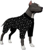 LovinPet Ropa para perro para Pitbull – Camisa de pijamas, perros grandes, ajuste delgado, ligero suéter de pijamas para perro, cobertura completa de pijamas para perro, espacio exterior con impresión de astronauta - BESTMASCOTA.COM