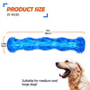 ZNOKA TPR Juguete para masticar huesos de perro, resistente a mordidas, de goma resistente, no tóxico, juguete de limpieza de dientes para masticar agresivamente, flotante y adecuado para uso en piscina, grande (azul) - BESTMASCOTA.COM