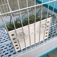 PINVNBY Hay Feeder Less Wasted Hay Rack Manger - Ideal for Rabbit,Chinchilla,Guinea Pig,Plastic Food Bowl Use for Grass & Food - BESTMASCOTA.COM