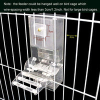 No Mess Comedero para pájaros última intervensión de instalar Tidy semillas Parrot Food Tubo con Perca Jaula accesorios para Budgerigar Canarias Cockatiel Finch Parakeet - BESTMASCOTA.COM