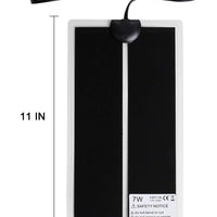 Wuhostam - Calentador térmico de 7 W 11 x 5.9 in, resistente al agua, con controlador de temperatura, ajuste de potencia debajo del tanque para terror terratenientes para mascotas, plántulas y animales pequeños, 2 unidades - BESTMASCOTA.COM
