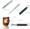 JESOT Silbato de entrenamiento de perro con clicker, kit de entrenamiento ultrasónico ajustable para perro con cordón para entrenamiento silencioso de repulsión de perro (paquete de 4) (negro y azul) - BESTMASCOTA.COM