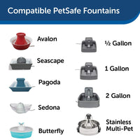 Pre-filtro de espuma de repuesto PetSafe Drinkwell, 2 unidades - BESTMASCOTA.COM