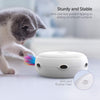 VAVA - Juguete interactivo de plumas para gatos, electrónico, para gatos, con cambio automático de dirección, estimula al azar las lentes de los gatos e instintos con plumas de Turquía (batería AA incluida) - BESTMASCOTA.COM