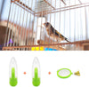 Jmxu's Bird Feeder and Drinker Set, Clear Plastic Seed &Water Dispenser, 7 Days Capacity, Fits Most Cage, Automatic Feeding for Parrot Parakeets Canaries Finches Budgie (2 Pack) - BESTMASCOTA.COM