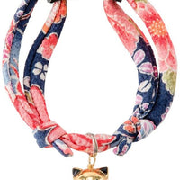 Necoichi Chirimen Hanabi Fireworks Collar para gato, hecho a mano en Japón, 1 tamaño para todos - BESTMASCOTA.COM