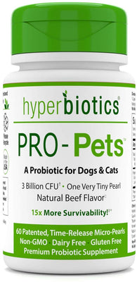 Probióticos PRO-Pets para perros y gatos: Probiótico de liberación del tiempo para la salud de su compañero (perro o gato) – Muy fácil de tragar – 6 colas – 15 veces más supervivencia que otros – suplemento superior para mascotas - BESTMASCOTA.COM