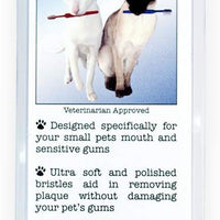 Pet cepillo para polvo de dientes Advanced Oral Higiene Dental Care & cepillo para polvo pequeño de perfil bajo cerdas Head - BESTMASCOTA.COM