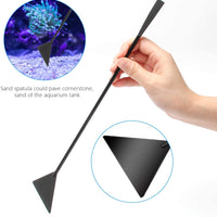 Liveek - Kit de herramientas para acuario acuario, 4 en 1, antióxido, herramienta acuática para acuascaping, acero inoxidable, pinzas negras, espátula para acuario, tanque de peces, herramientas acuáticas, juego de herramientas para acuario, color negro - BESTMASCOTA.COM